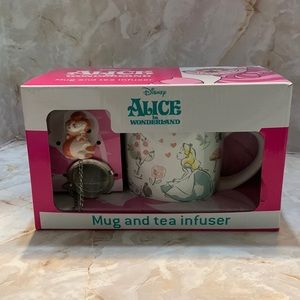 Disney: Alice in wonderland mug and tea infuser set